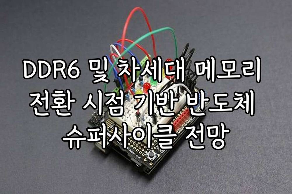 DDR6 및 차세대 메모리 전환 시점 기반 반도체 슈퍼사이클 전망