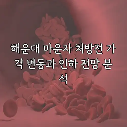 해운대 마운자 처방전 가격 변동과 인하 전망 분석