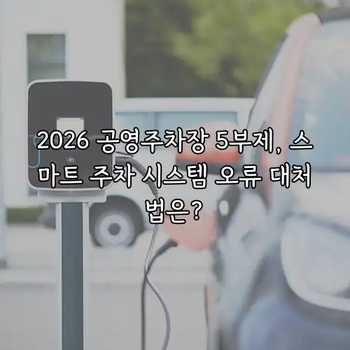 2026 공영주차장 5부제, 스마트 주차 시스템 오류 대처법은?