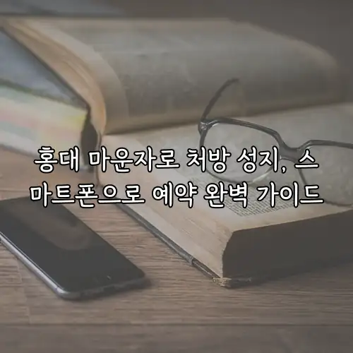홍대 마운자로 처방 성지, 스마트폰으로 예약 완벽 가이드
