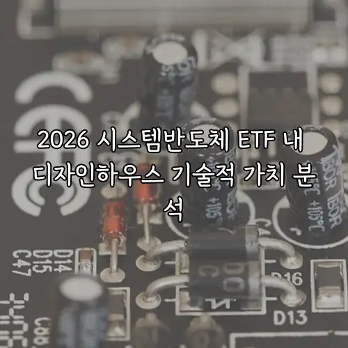 2026 시스템반도체 ETF 내 디자인하우스 기술적 가치 분석